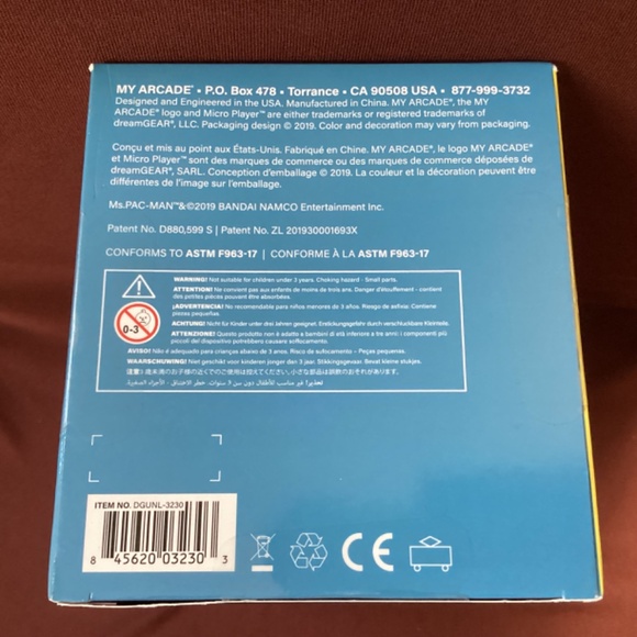 My Arcade Ms. Pac-Man Micro Player Retro Arcade New - Picture 6 of 9